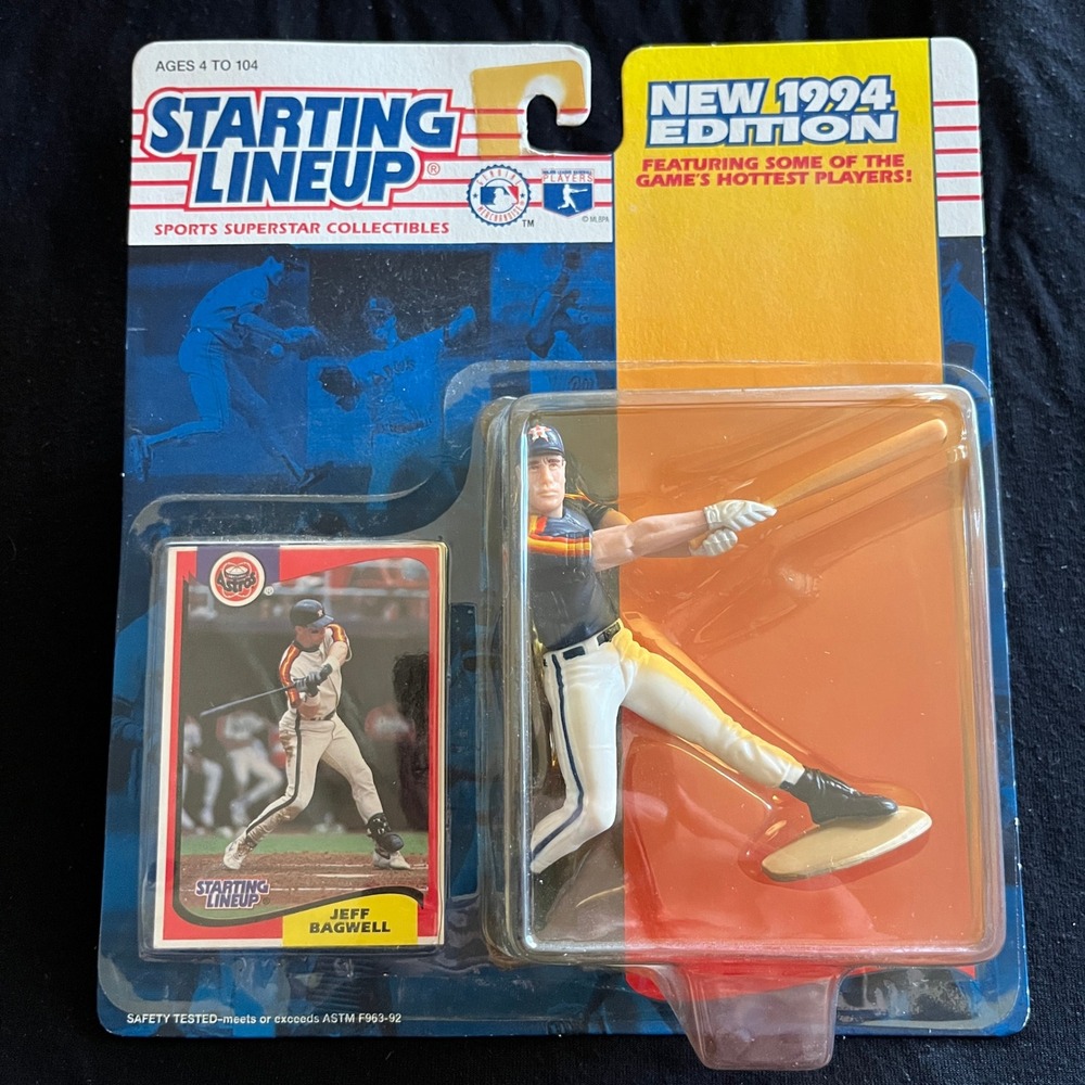 Kenner Starting Lineup 1994 Jeff Bagwell Houston Astros Figure with Card NEW